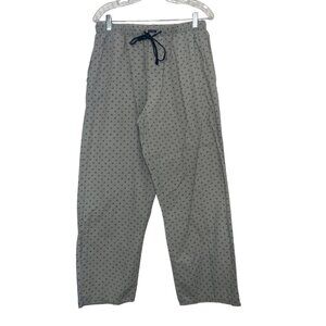 Calvin Klein Pajama Lounge Pants Mens Large Tan Black Lightweight